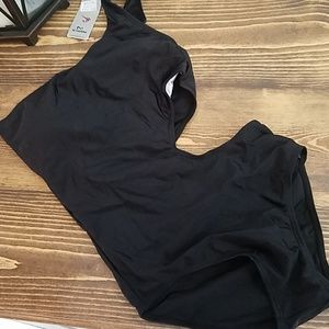NWT Black cutout swimsuit size XS